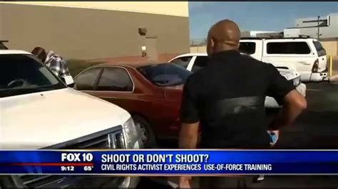 Activists participate in police use-of-force training